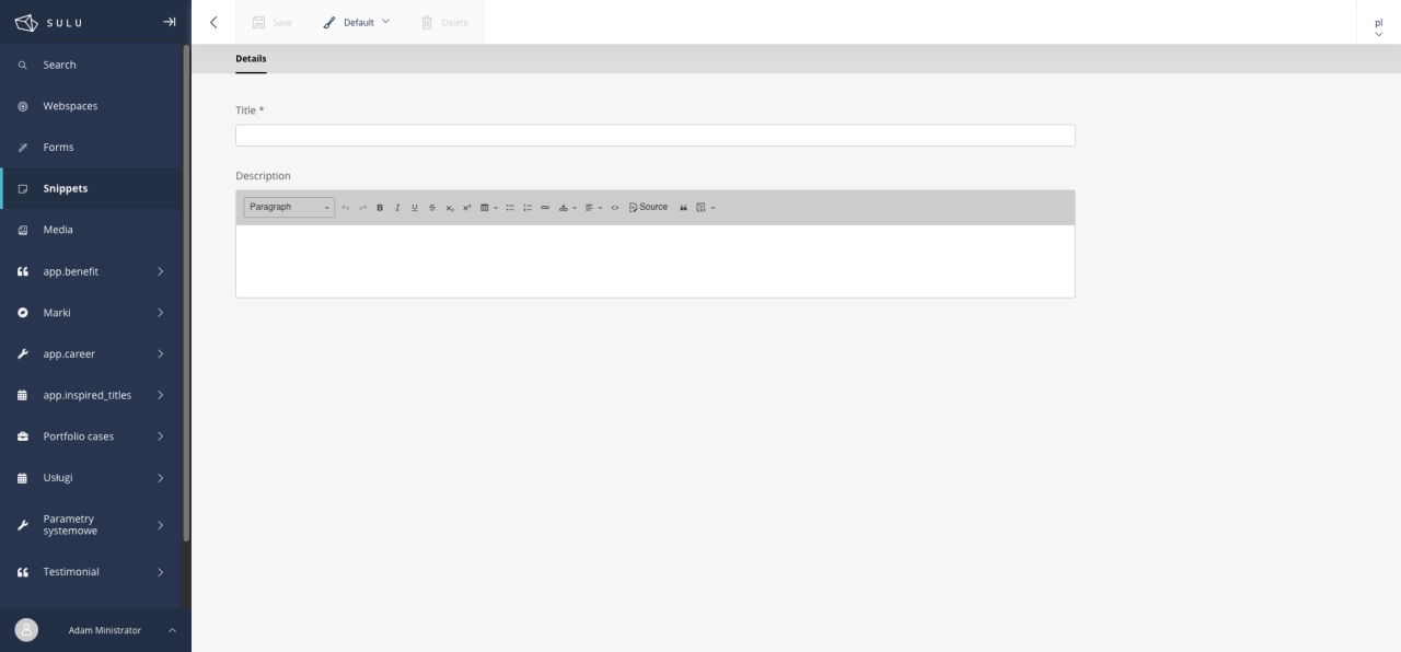 CMS Content Management