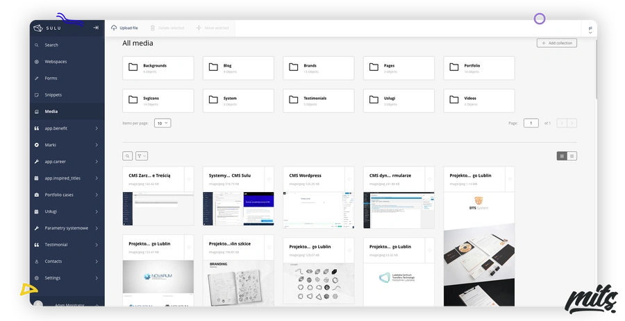 Media Catalogs Content Management System