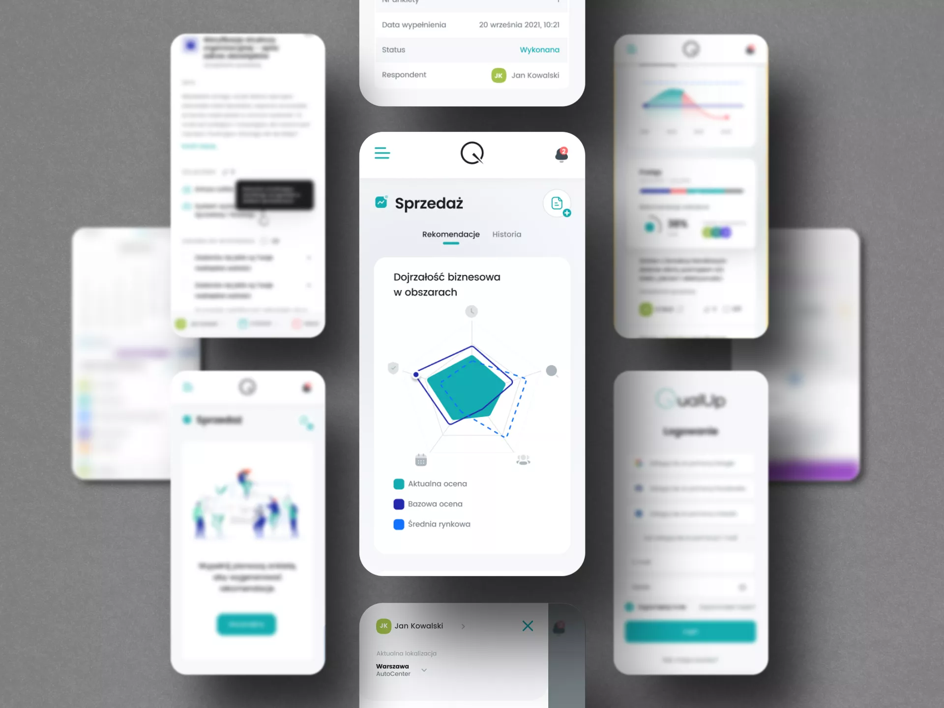 Aplikacja mobilna QualUp Aplikacja mobilna QualUp