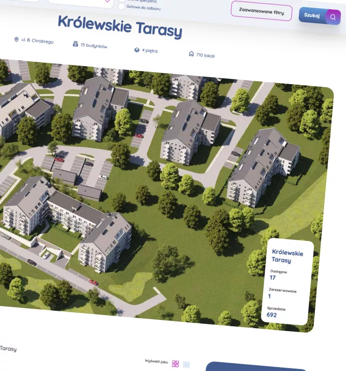 Strona internetowa nieruchomości strefa klienta Strona internetowa nieruchomości strefa klienta